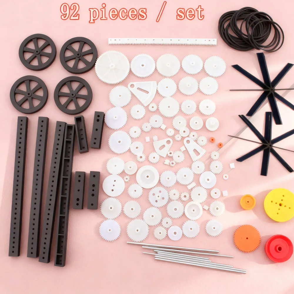 A pack Mixed Plastic Gear Bag Motor Motor Transmission Gear 0.5 Mold DIY Handmade Toy Accessories Motor plastic gears DIY Toy
A pack Mixed Plastic Gear Bag Motor Motor Transmission Gear 0.5 Mold DIY Handmade Toy Accessories Motor plastic gears DIY Toy