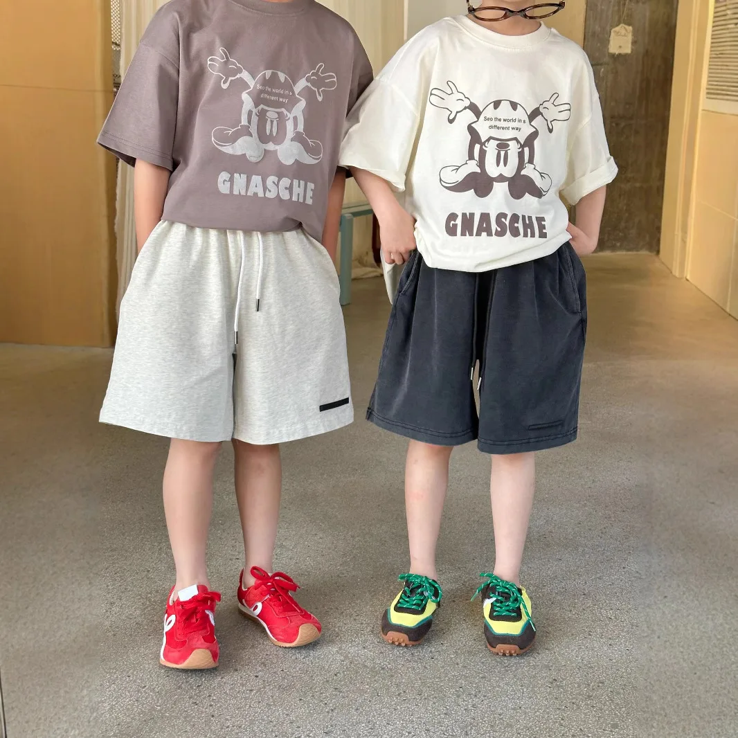 2025 New Summer Boys' and Girls' Shorts Korean Edition Pure Cotton Versatile Fashion Trend Made Old Knitted
2025 New Summer Boys' and Girls' Shorts Korean Edition Pure Cotton Versatile Fashion Trend Made Old Knitted