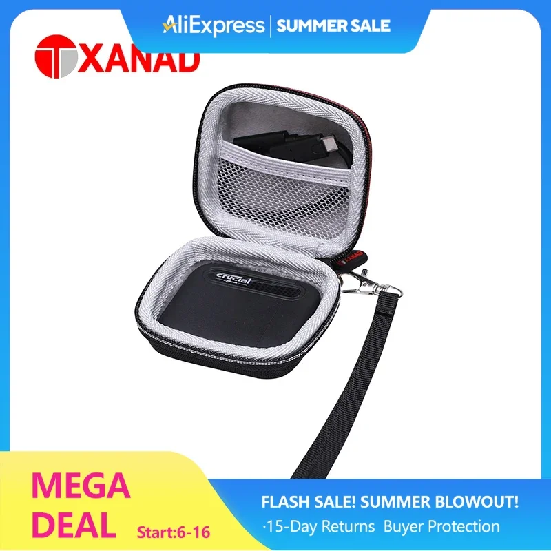 XANAD EVA Hard Case for Crucial X6 500GB Portable SSD External Solid State Protective Carrying Storage Bag
XANAD EVA Hard Case for Crucial X6 500GB Portable SSD External Solid State Protective Carrying Storage Bag