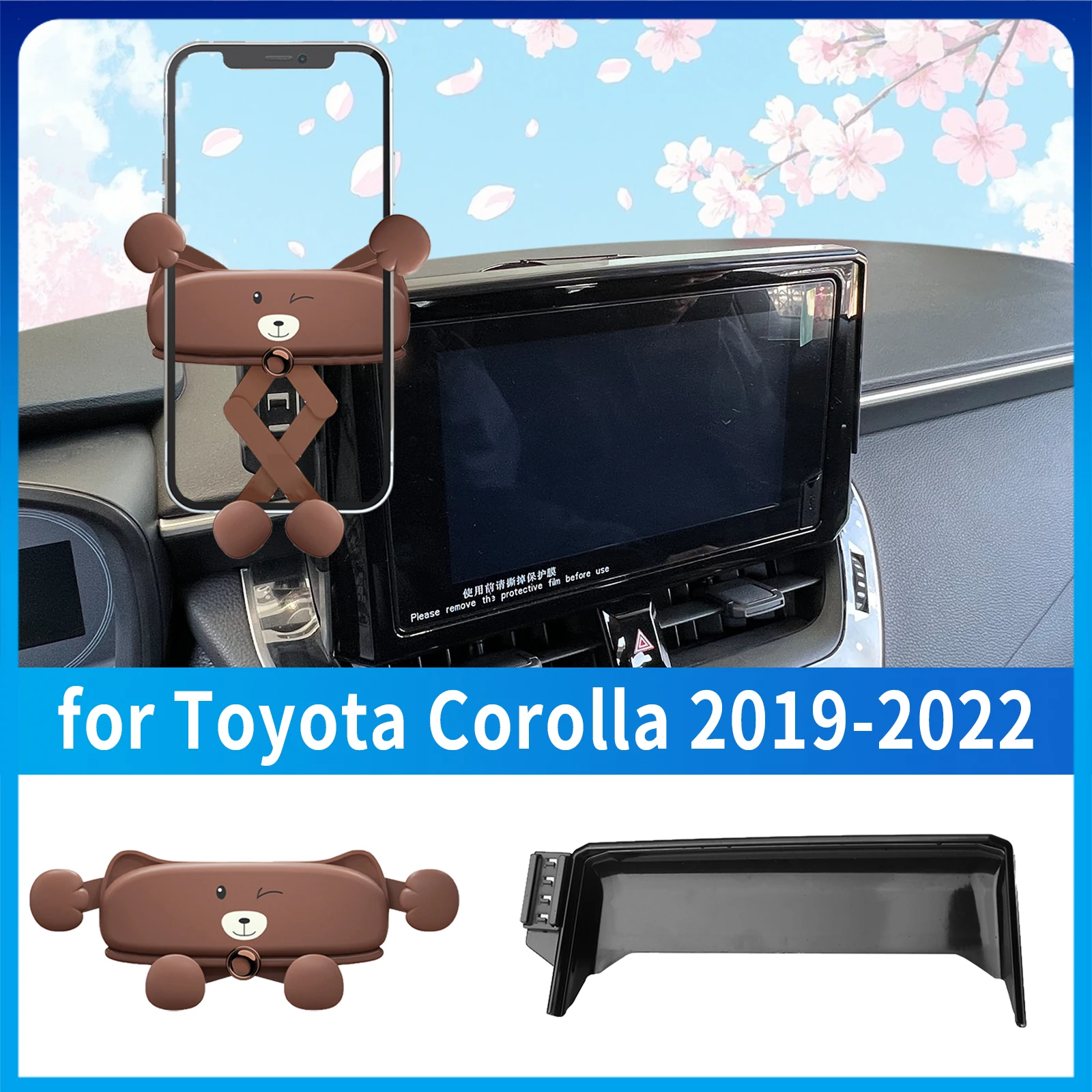 for Toyota Corolla 2019~2022 E210 8/9in cute cartoon style Accessories Car Mobile Phone Holder GPS Bracket Navigation Stand Auto
for Toyota Corolla 2019~2022 E210 8/9in cute cartoon style Accessories Car Mobile Phone Holder GPS Bracket Navigation Stand Auto