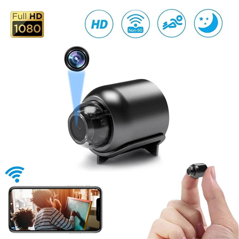 Mini Wifi Surveillance Camera Remote Monitoring HD 1080P Home Wireless IP Camera Loop Recording Security Cam Outdoor Indoor Cam
Mini Wifi Surveillance Camera Remote Monitoring HD 1080P Home Wireless IP Camera Loop Recording Security Cam Outdoor Indoor Cam