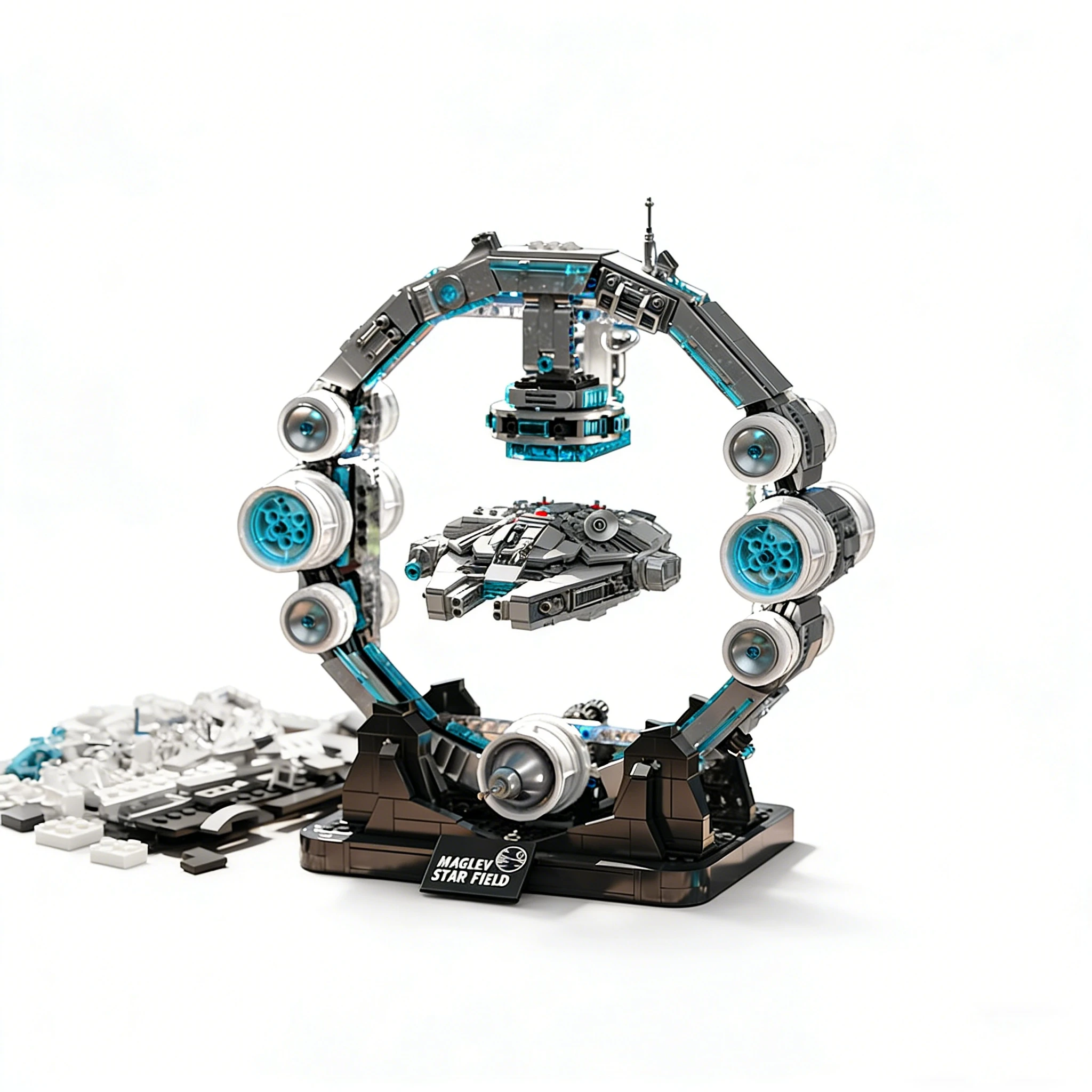 Набор для сборки космического корабля «Миллениум Фалкон» с магнитной левитацией, 1196 деталей, креативный декор для рабочего стола, модель для сборки, подарок для мальчиков
Набор для сборки космического корабля «Миллениум Фалкон» с магнитной левитацией, 1196 деталей, креативный декор для рабочего стола, модель для сборки, подарок для мальчиков