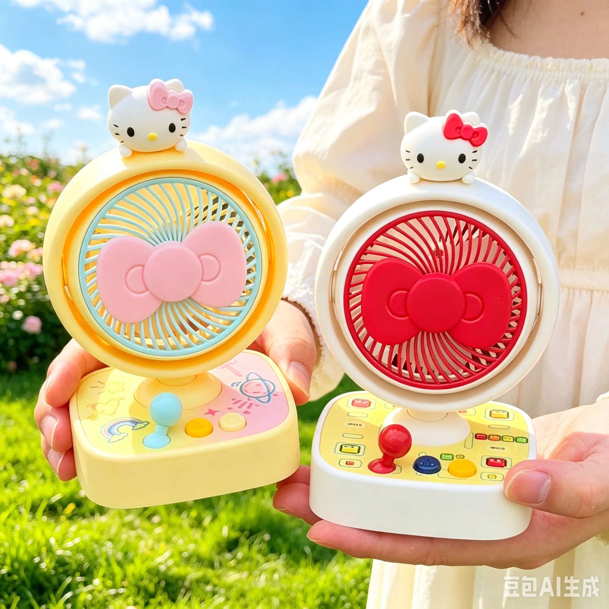 Hello Kitty USB Charging Mini Fan Cute Strong Wind for Students Ideal for Dormitory Desktop Office Kawaii ACG Decoration
Hello Kitty USB Charging Mini Fan Cute Strong Wind for Students Ideal for Dormitory Desktop Office Kawaii ACG Decoration