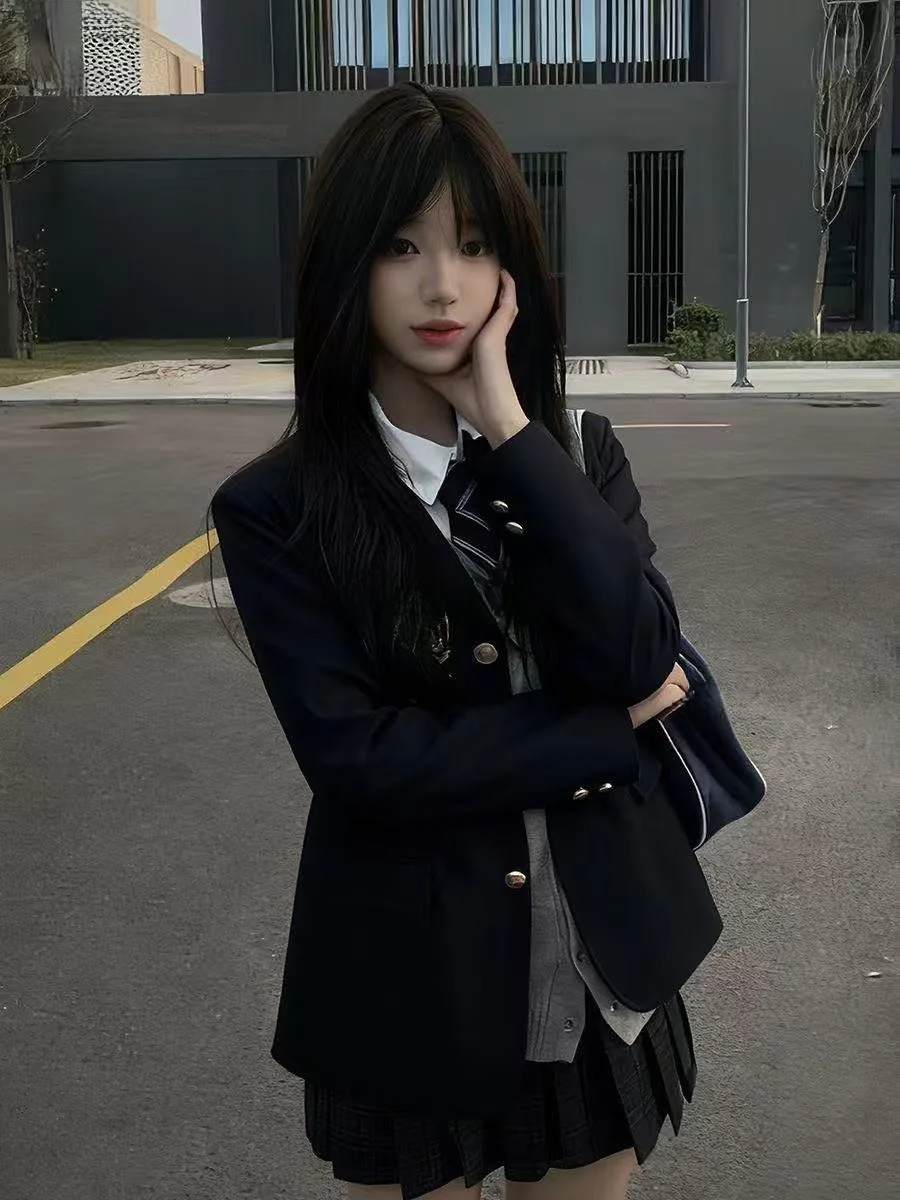 Original JK Uniform Autumn Winter School Supply Suit Jacket And Skirt Set Versatile Shoulder Women's Style College Fashion
Original JK Uniform Autumn Winter School Supply Suit Jacket And Skirt Set Versatile Shoulder Women's Style College Fashion