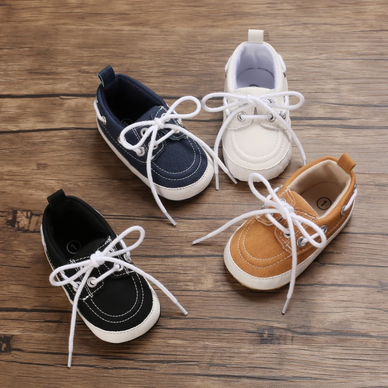 New Baby Shoes Boys and Girls' Sports Shoes White Lace up Preschool Children's Cloth Sole Non slip First Step Shoes Baby Newborn
New Baby Shoes Boys and Girls' Sports Shoes White Lace up Preschool Children's Cloth Sole Non slip First Step Shoes Baby Newborn