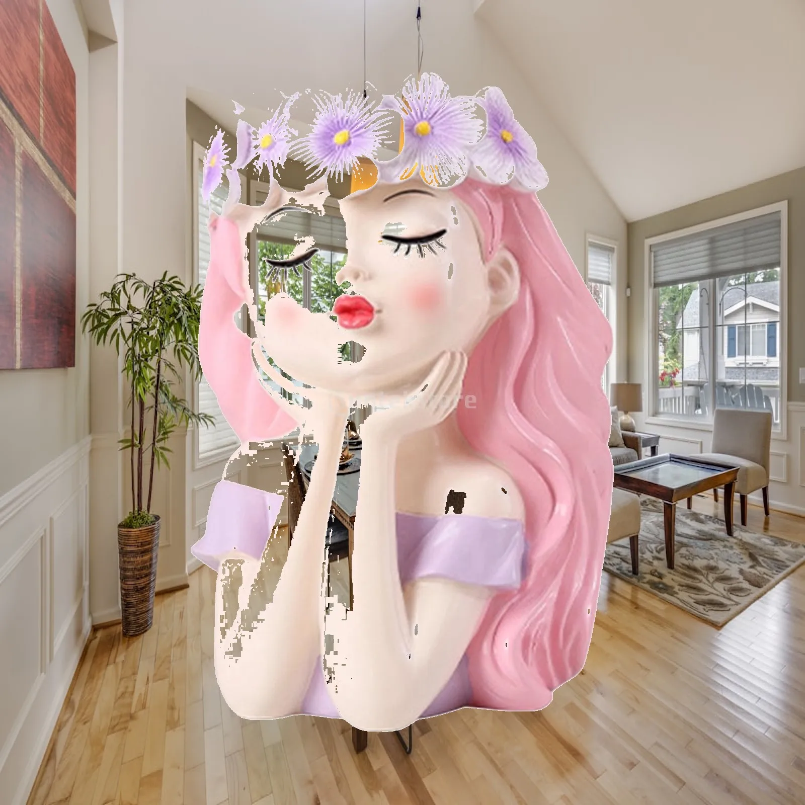 Girl Garden Statue Planter Flower Pot Gift Figurine Sculpture Decoration Indoor Plants Multifunctional Container for Desktop
Girl Garden Statue Planter Flower Pot Gift Figurine Sculpture Decoration Indoor Plants Multifunctional Container for Desktop