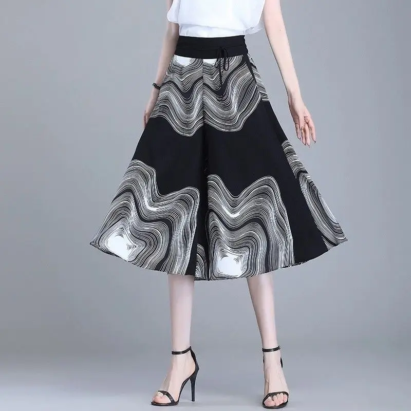 Women Summer Simplicity Loose Printing Ice Shreds High Waist Wide Leg Women Clothes Casual All-match Appear Thin Cropped Pants
Women Summer Simplicity Loose Printing Ice Shreds High Waist Wide Leg Women Clothes Casual All-match Appear Thin Cropped Pants