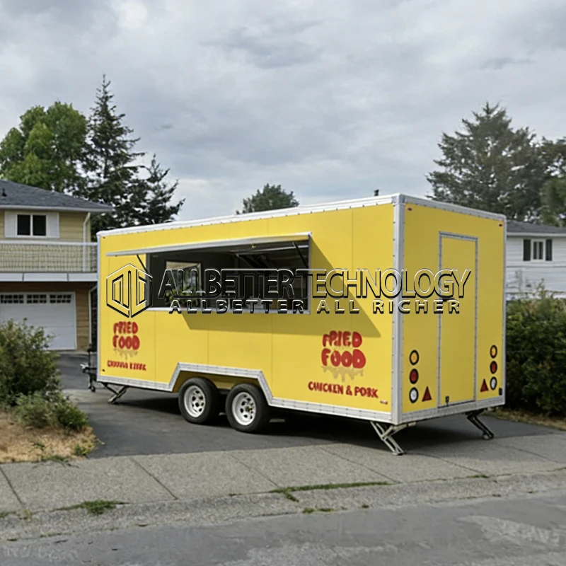 Allbetter High Output Food Trailer Commercial Grade Fully Equipped Pizza Wings Hot Dog Taco for Catering Services Entrepreneurs
Allbetter High Output Food Trailer Commercial Grade Fully Equipped Pizza Wings Hot Dog Taco for Catering Services Entrepreneurs