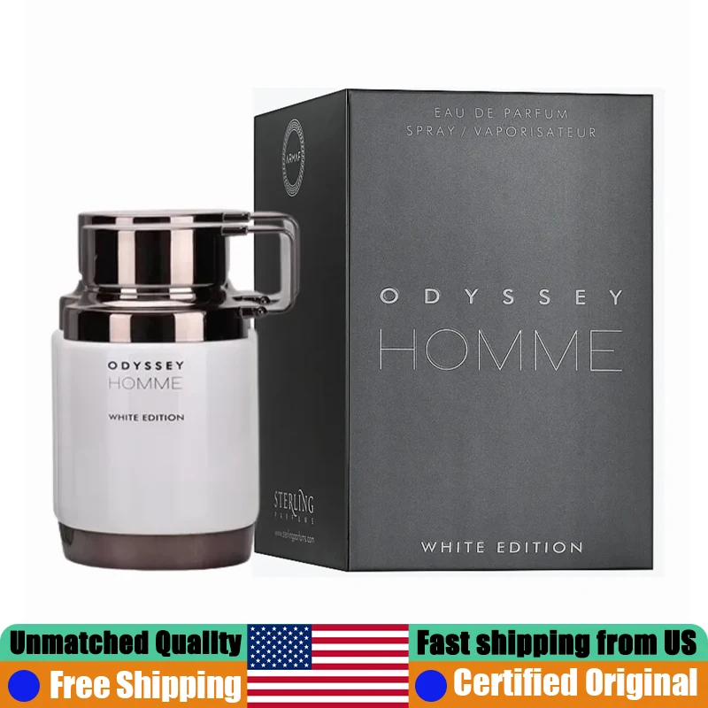Armaf Odyssey Homme White Edition Eau de Parfum Spray 3.4 Oz Original Arab Perfumes 100 ML Lasting Fresh Aquatic Cologne for Men
Armaf Odyssey Homme White Edition Eau de Parfum Spray 3.4 Oz Original Arab Perfumes 100 ML Lasting Fresh Aquatic Cologne for Men