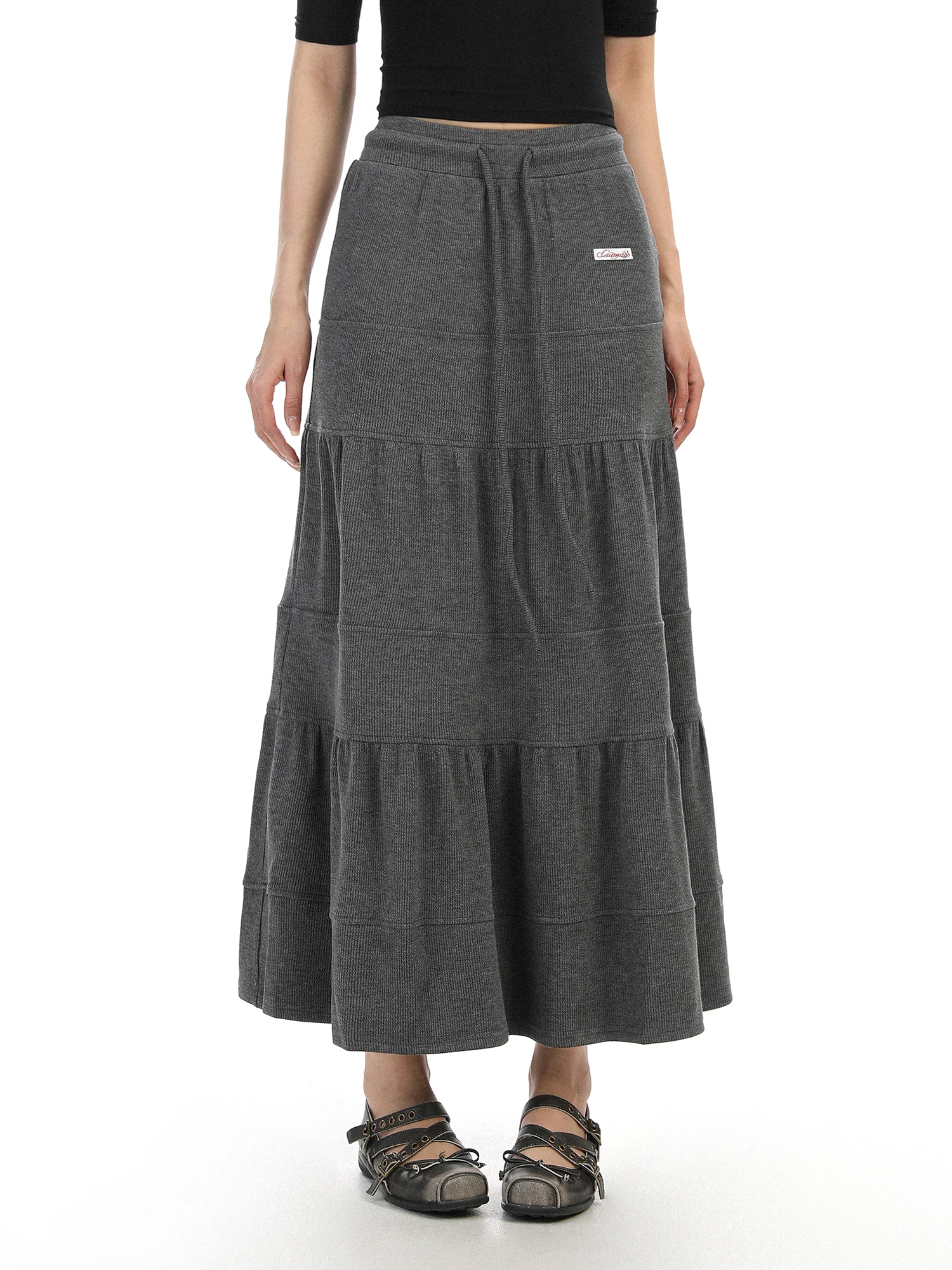 Женская корейская повседневная юбка миди А-силуэта с высокой талией, утягивающая, дышащая, приятная к телу, со складками, для ежедневной носки
Женская корейская повседневная юбка миди А-силуэта с высокой талией, утягивающая, дышащая, приятная к телу, со складками, для ежедневной носки