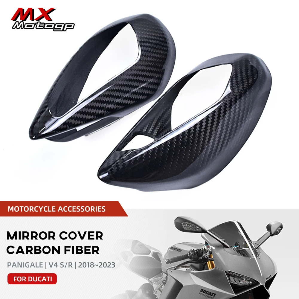 For DUCATI Streetfighter V4 V4S Panigale V4R 2018-2023 Rearview Mirror Cover Motorcycle Parts Carbon Fiber Mirrors Protector
For DUCATI Streetfighter V4 V4S Panigale V4R 2018-2023 Rearview Mirror Cover Motorcycle Parts Carbon Fiber Mirrors Protector