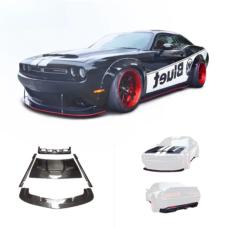 For Dodge Challenger Body Kit Upgrade Carbon Fiber Front Bumper, Front Lip, Side Skirt Rear Lip Car Modification Decoration
For Dodge Challenger Body Kit Upgrade Carbon Fiber Front Bumper, Front Lip, Side Skirt Rear Lip Car Modification Decoration