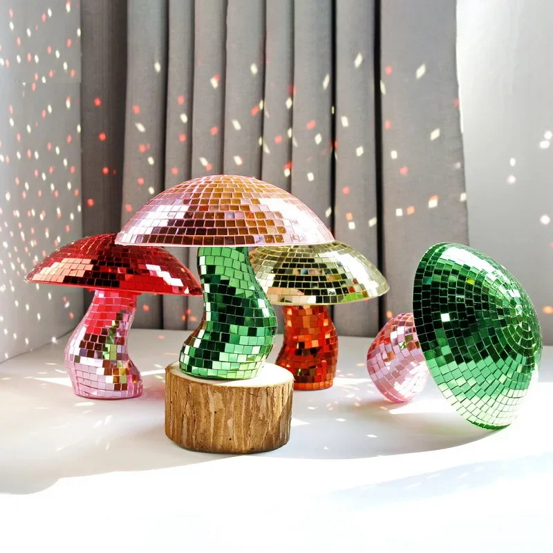 Dreamy Disco Mushroom Handmade Ornaments Reflective Home Decor for Living Room Bedroom Patio Party Wedding Gift Light Decoration
Dreamy Disco Mushroom Handmade Ornaments Reflective Home Decor for Living Room Bedroom Patio Party Wedding Gift Light Decoration