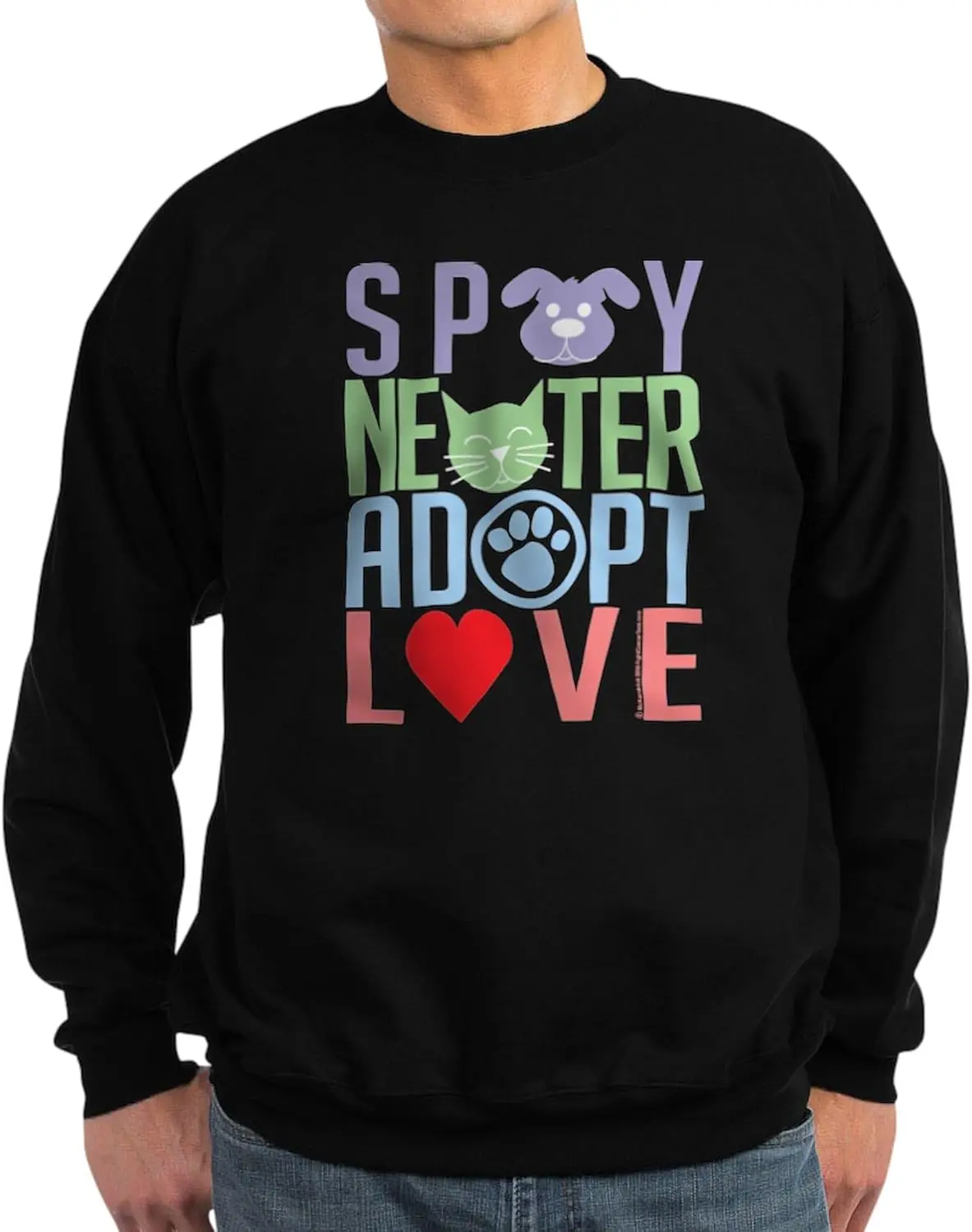 Толстовка CafePress Spay Neuter Adopt Love 2, классическая толстовка с круглым вырезом (темная)
Толстовка CafePress Spay Neuter Adopt Love 2, классическая толстовка с круглым вырезом (темная)