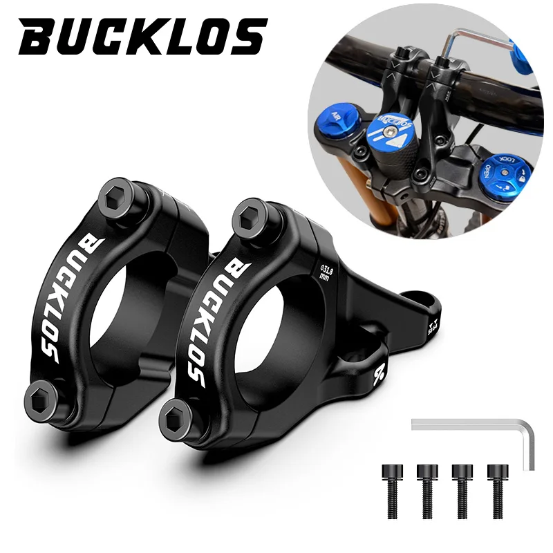 BUCKLOS DH Downhill Bike Direct Mount Stem for Dual Crown Forks 31.8/35mm Aluminium Alloy Ultralight MTB Bicycle Handlebar Stem
BUCKLOS DH Downhill Bike Direct Mount Stem for Dual Crown Forks 31.8/35mm Aluminium Alloy Ultralight MTB Bicycle Handlebar Stem