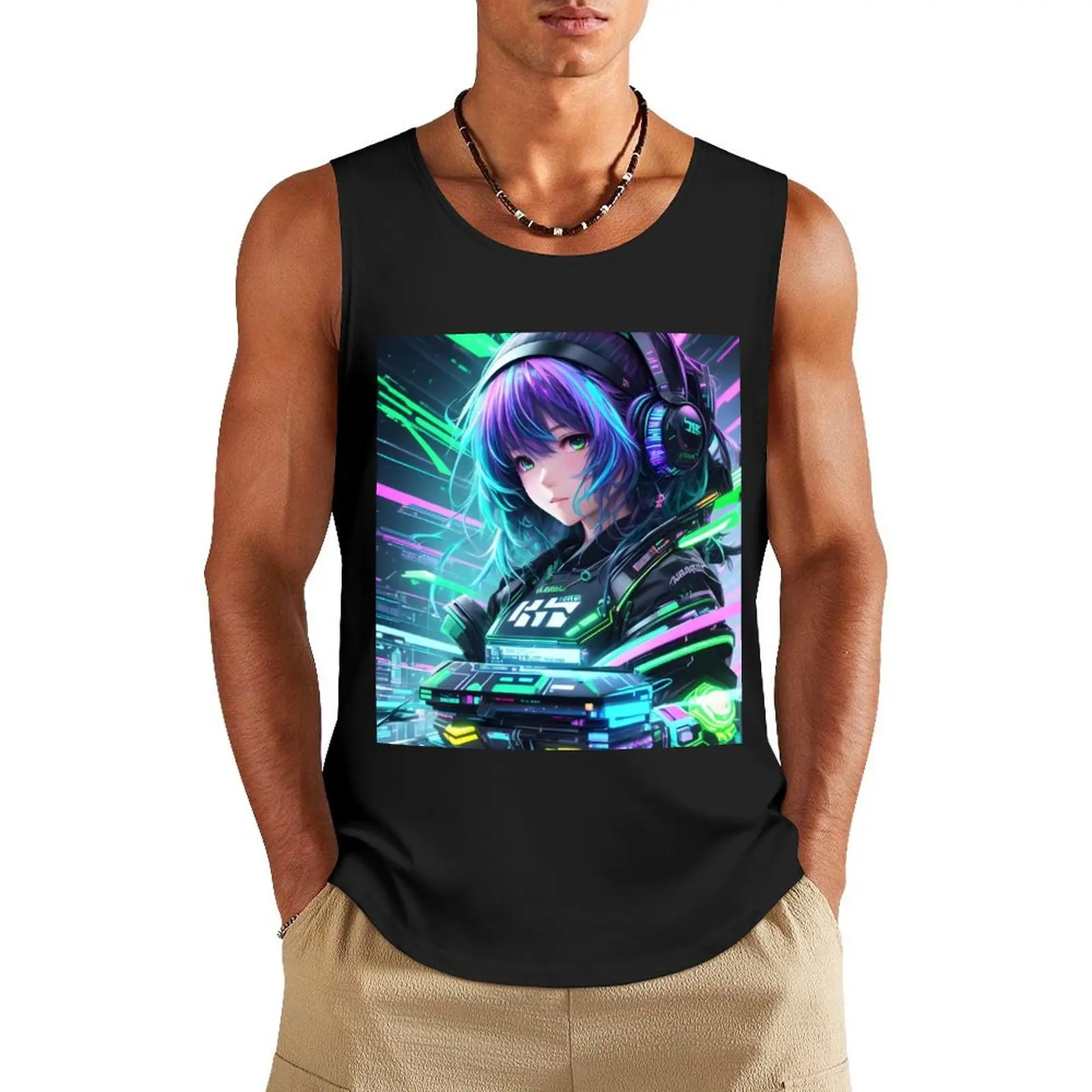 Hacker Girl - Cyberpunk Hacking World Tank Top t-shirt for man Muscle fit tops T-shirt men
Hacker Girl - Cyberpunk Hacking World Tank Top t-shirt for man Muscle fit tops T-shirt men