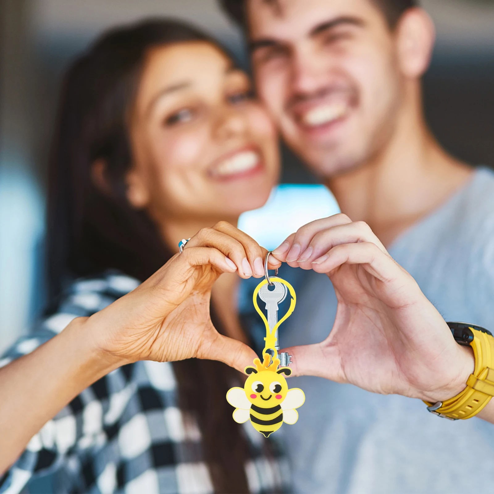24 Pcs Little Bee Keychain PVC Key Ring Shower Favors Compact Lightweight Cute Bee Keychains Party Gifts Bag Pendant Backpack
24 Pcs Little Bee Keychain PVC Key Ring Shower Favors Compact Lightweight Cute Bee Keychains Party Gifts Bag Pendant Backpack