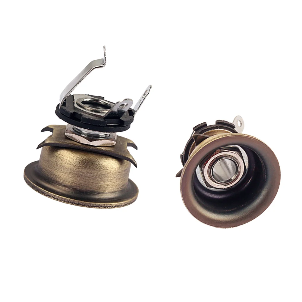 1 pc 6.35Mm 1/4 Inch Guitar Output Jack Socket Brass Body Chrome Nut Glossy Finish Replacement For Electric Acoustic Bass
1 pc 6.35Mm 1/4 Inch Guitar Output Jack Socket Brass Body Chrome Nut Glossy Finish Replacement For Electric Acoustic Bass