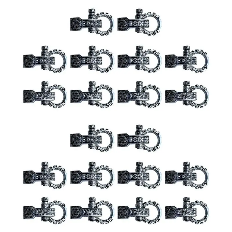 A02M-Paracord Buckles Bow Clasps Screw Pin Anchor Shackle Adjustable Shackles Buckles For Paracord Bracelet Belt 20 PCS
A02M-Paracord Buckles Bow Clasps Screw Pin Anchor Shackle Adjustable Shackles Buckles For Paracord Bracelet Belt 20 PCS