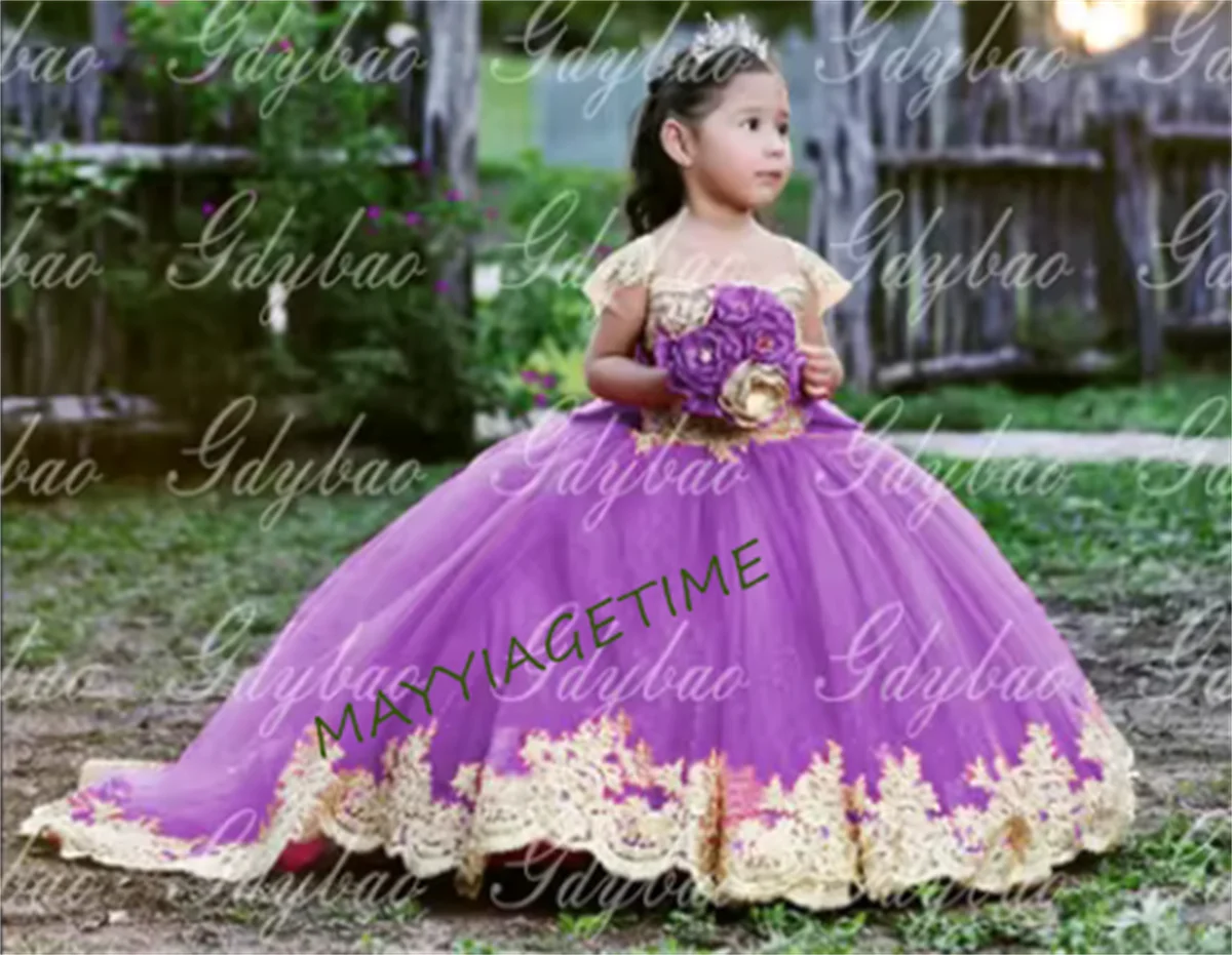 CuteFlower Girl Dress Lilac Puffy Wedding Tulle With Applique Thin Shoulder Strap Princess Dresses Kids Party Birthday Ball Gown
CuteFlower Girl Dress Lilac Puffy Wedding Tulle With Applique Thin Shoulder Strap Princess Dresses Kids Party Birthday Ball Gown