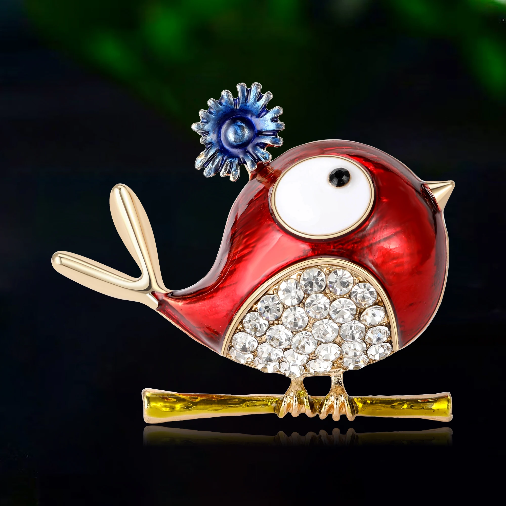 Cute Enamel Bird Brooches for Women Unisex Rhinestone Animal Pins Event Funny Luxury Gifts New Year Friends Clothes Decoration
Cute Enamel Bird Brooches for Women Unisex Rhinestone Animal Pins Event Funny Luxury Gifts New Year Friends Clothes Decoration