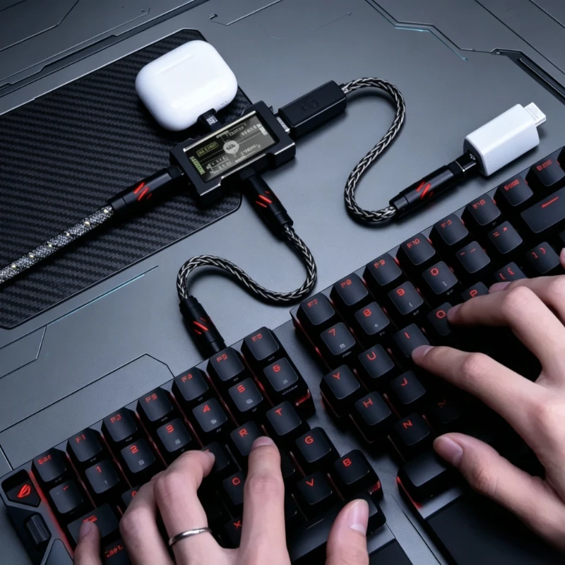 HUAHUO Esports Keyboard Data Cable 8K High Speed Supports Magnetic Switch Mechanical Switch Docking Station for Gaming Keyboard
HUAHUO Esports Keyboard Data Cable 8K High Speed Supports Magnetic Switch Mechanical Switch Docking Station for Gaming Keyboard