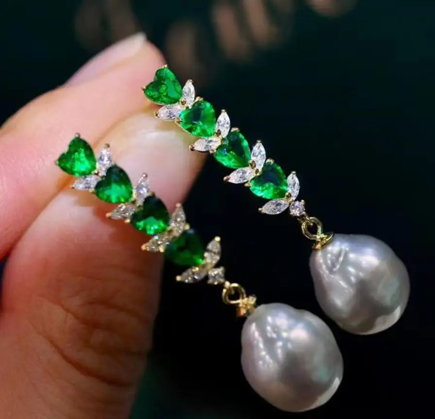 gorgeous 10-11mm south sea white baroque pearl earring 925s
gorgeous 10-11mm south sea white baroque pearl earring 925s