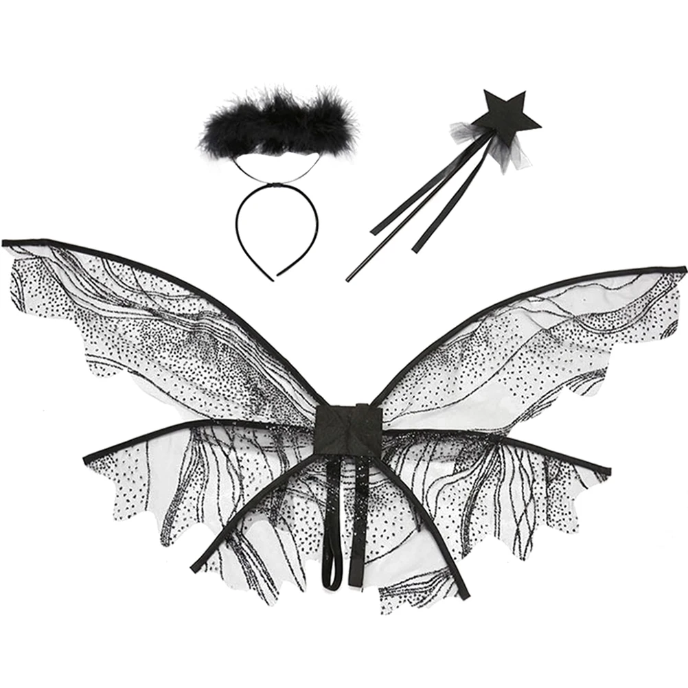 Butterfly Fairy Angel Wings Costume Set Decorations Sparkly Lightweight Comfortable Halloween Party Supplies cosplay role play
Butterfly Fairy Angel Wings Costume Set Decorations Sparkly Lightweight Comfortable Halloween Party Supplies cosplay role play