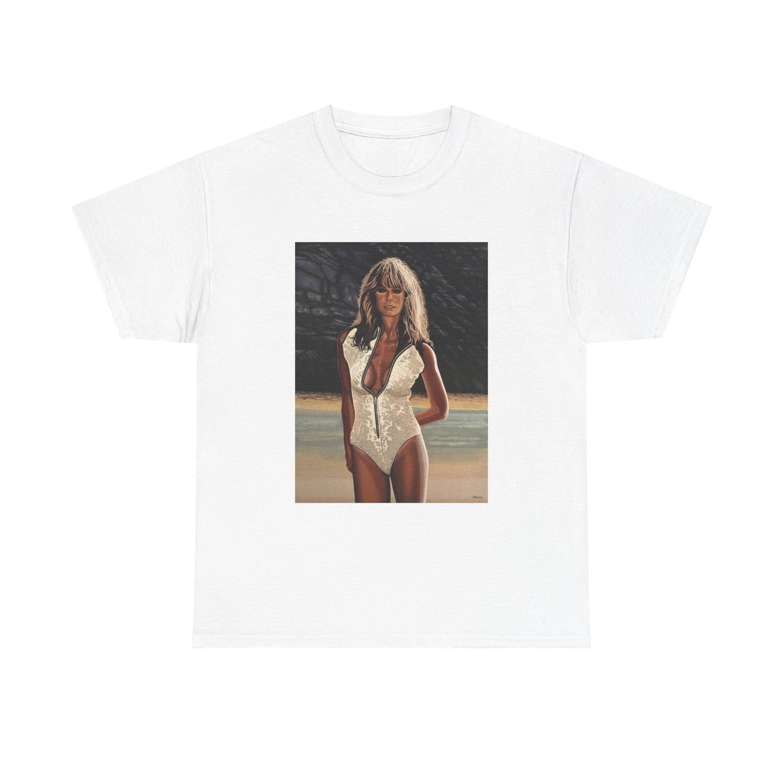 Футболка Farrah Fawcett Charlies Angels, винтажная модель, унисекс, плотная хлопковая футболка 70-х годов
Футболка Farrah Fawcett Charlies Angels, винтажная модель, унисекс, плотная хлопковая футболка 70-х годов
