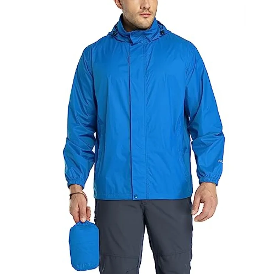 33, 000Feet Packable Rain Jacket Men's Lightweight Waterproof Rain Shell Jacket Raincoat with Hood for Golf Cycling Windbreaker
33, 000Feet Packable Rain Jacket Men's Lightweight Waterproof Rain Shell Jacket Raincoat with Hood for Golf Cycling Windbreaker