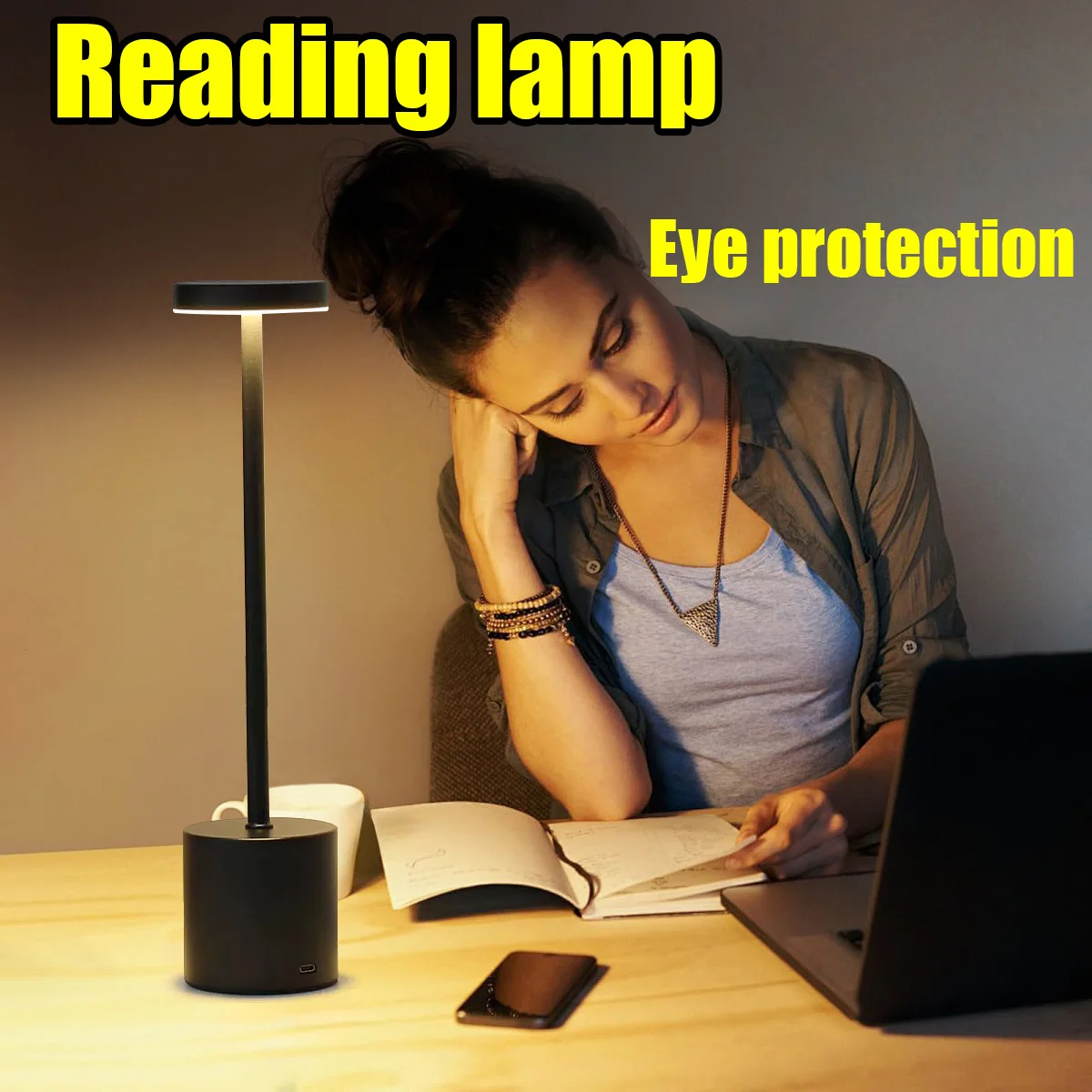 LED Table Lamp Eye Protection Reading Night Light USB Chargeable 3Levels Dimmable Desk Lamp Wireless Student Book Eye Care Light
LED Table Lamp Eye Protection Reading Night Light USB Chargeable 3Levels Dimmable Desk Lamp Wireless Student Book Eye Care Light