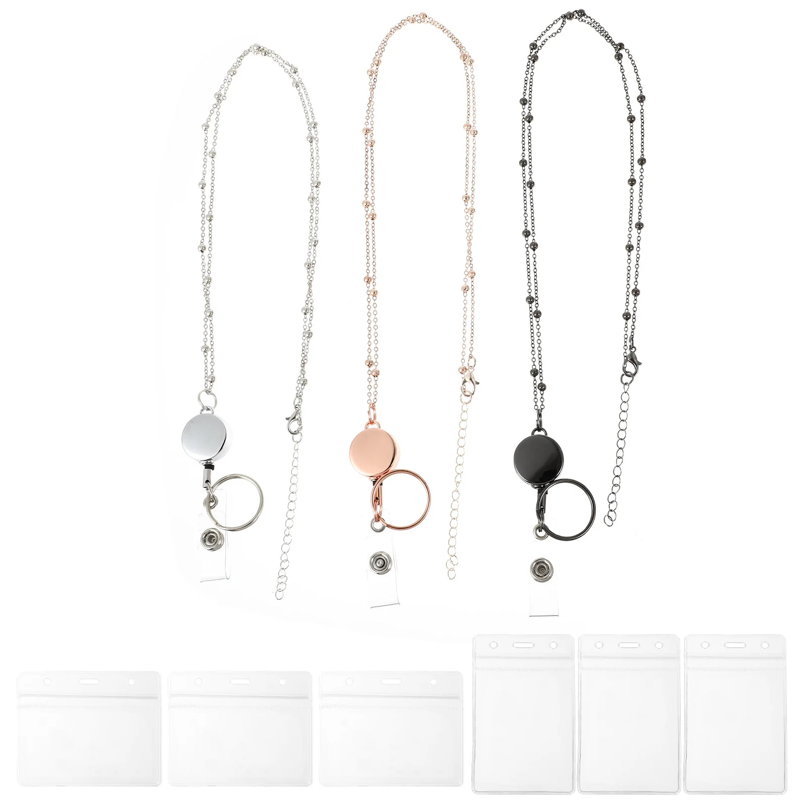 1Set Portable Badge Lanyard Extension Card Holder Convenient Multi-Function Id Lanyard Work Travel Hiking Use
1Set Portable Badge Lanyard Extension Card Holder Convenient Multi-Function Id Lanyard Work Travel Hiking Use