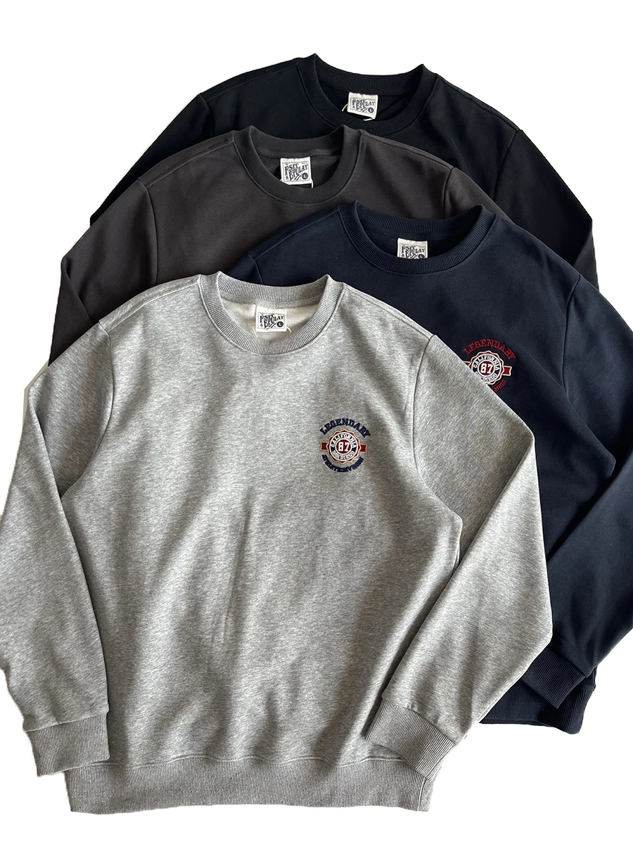 Comfortable American Sle Long Sve Sweatirt Casual Loose Fit Breathable Moisture ng Cotton Polyester Blend Sweatirt
Comfortable American Sle Long Sve Sweatirt Casual Loose Fit Breathable Moisture ng Cotton Polyester Blend Sweatirt