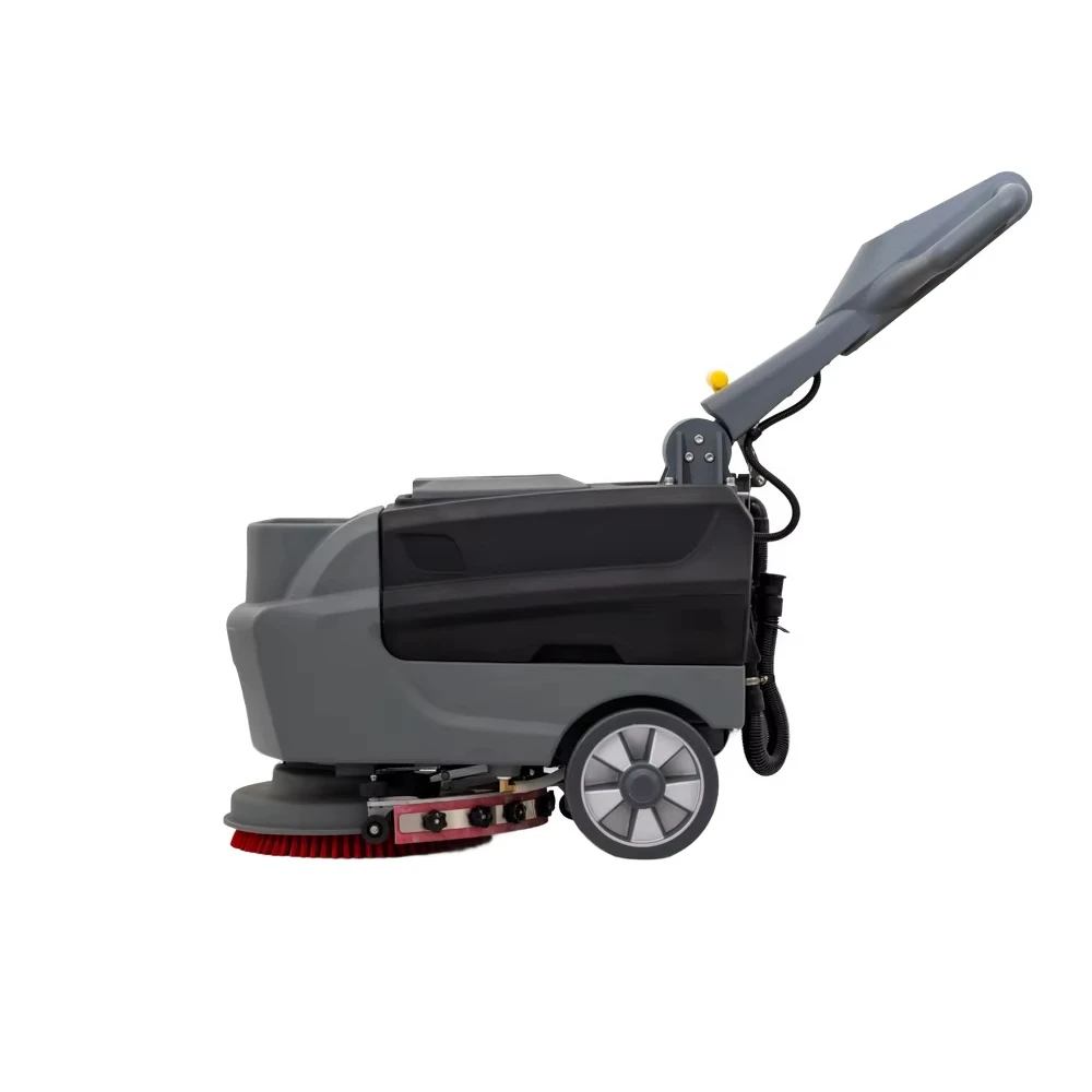 New Walk-Behind Electric 800W Brush Motor Floor Cleaning Machine Small Tile Floor Scrubber