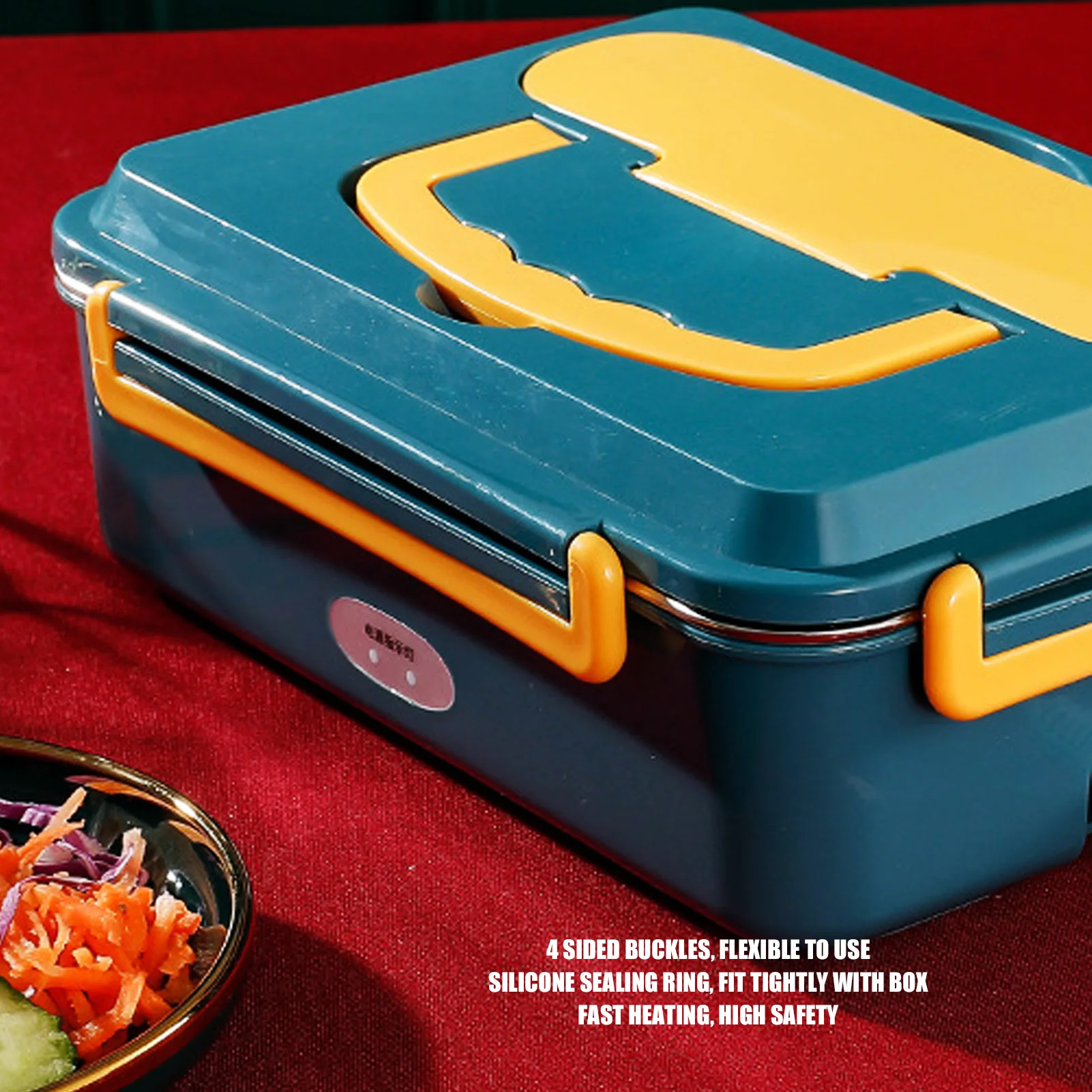 1.5L Heated Lunch Box with Fork Spoon Bag Electric Stainless Steel ABS Leakproof Sealed Plug And Play Portable Meal Container
1.5L Heated Lunch Box with Fork Spoon Bag Electric Stainless Steel ABS Leakproof Sealed Plug And Play Portable Meal Container