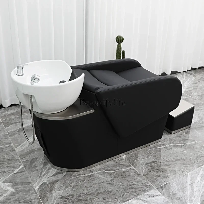 ld 30Ceramic Basin Shampoo Chair Hair Salon Flushing Bed Stainless Steel Lying Half
ld 30Ceramic Basin Shampoo Chair Hair Salon Flushing Bed Stainless Steel Lying Half