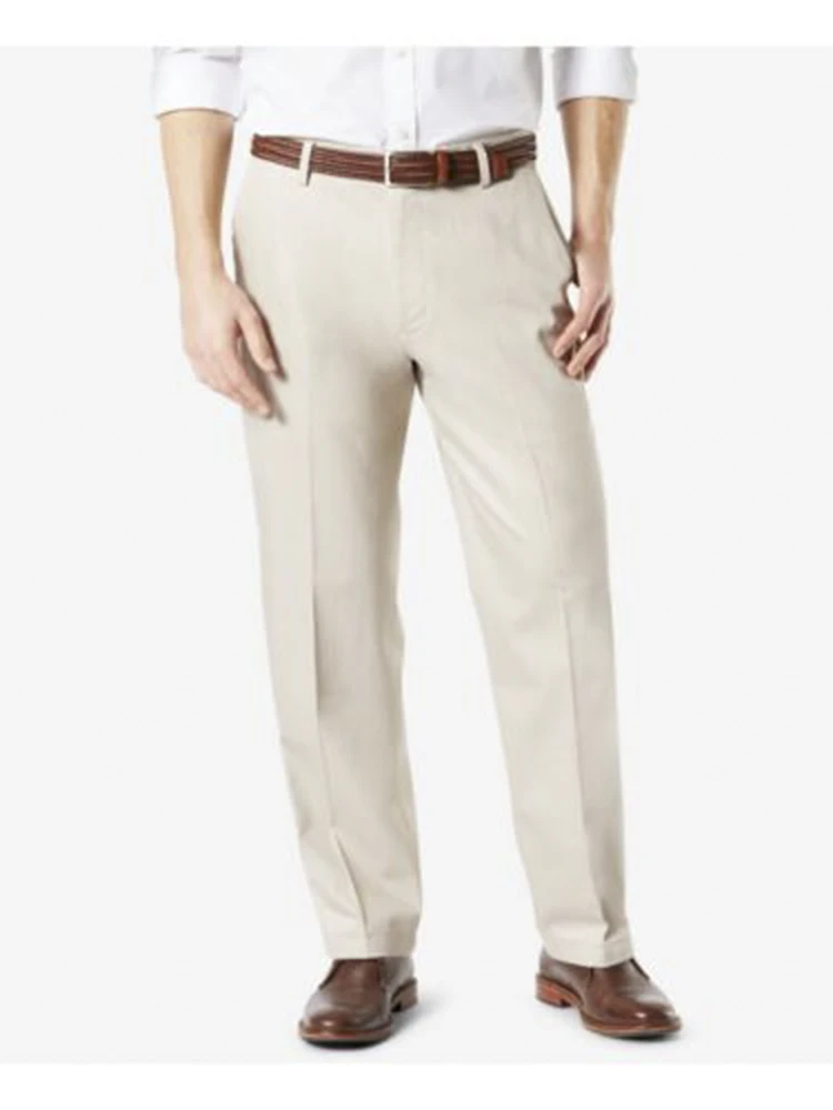 Loose Fit Beige Men Pants Loose Dress Pants For Men Casual Trousers
Loose Fit Beige Men Pants Loose Dress Pants For Men Casual Trousers