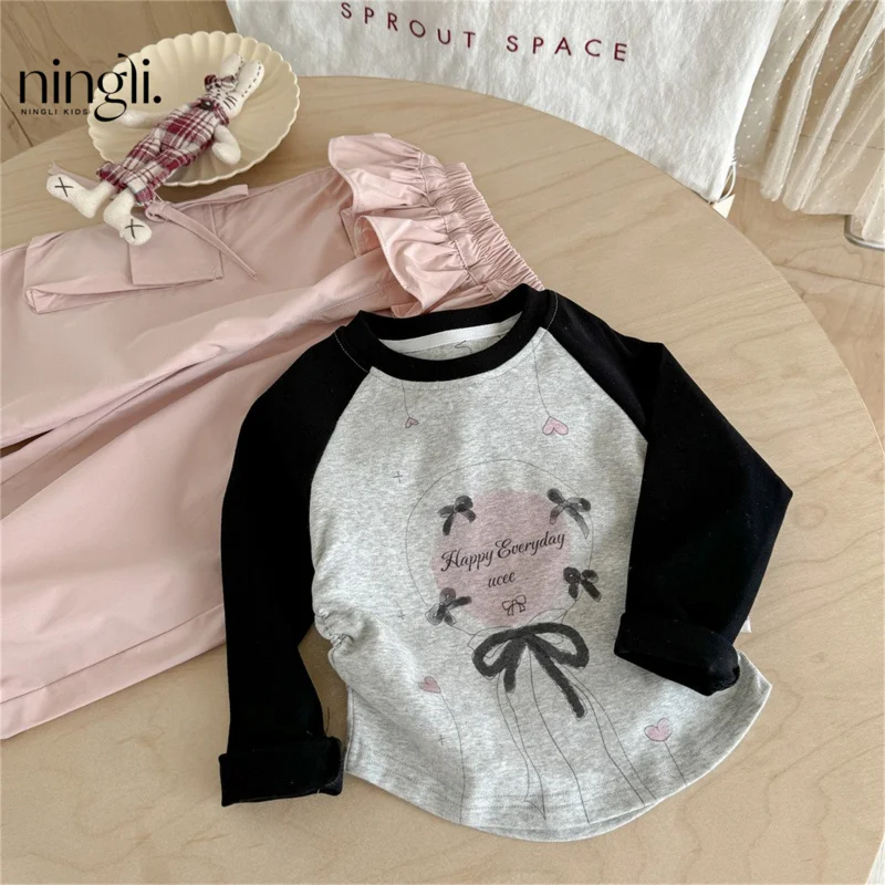 Girls' Outfit Autumn New Fashionable Children's Clothes BabyTT-shirt and Straight-leg Pants Two-piece Set for Spring and Autumn
Girls' Outfit Autumn New Fashionable Children's Clothes BabyTT-shirt and Straight-leg Pants Two-piece Set for Spring and Autumn