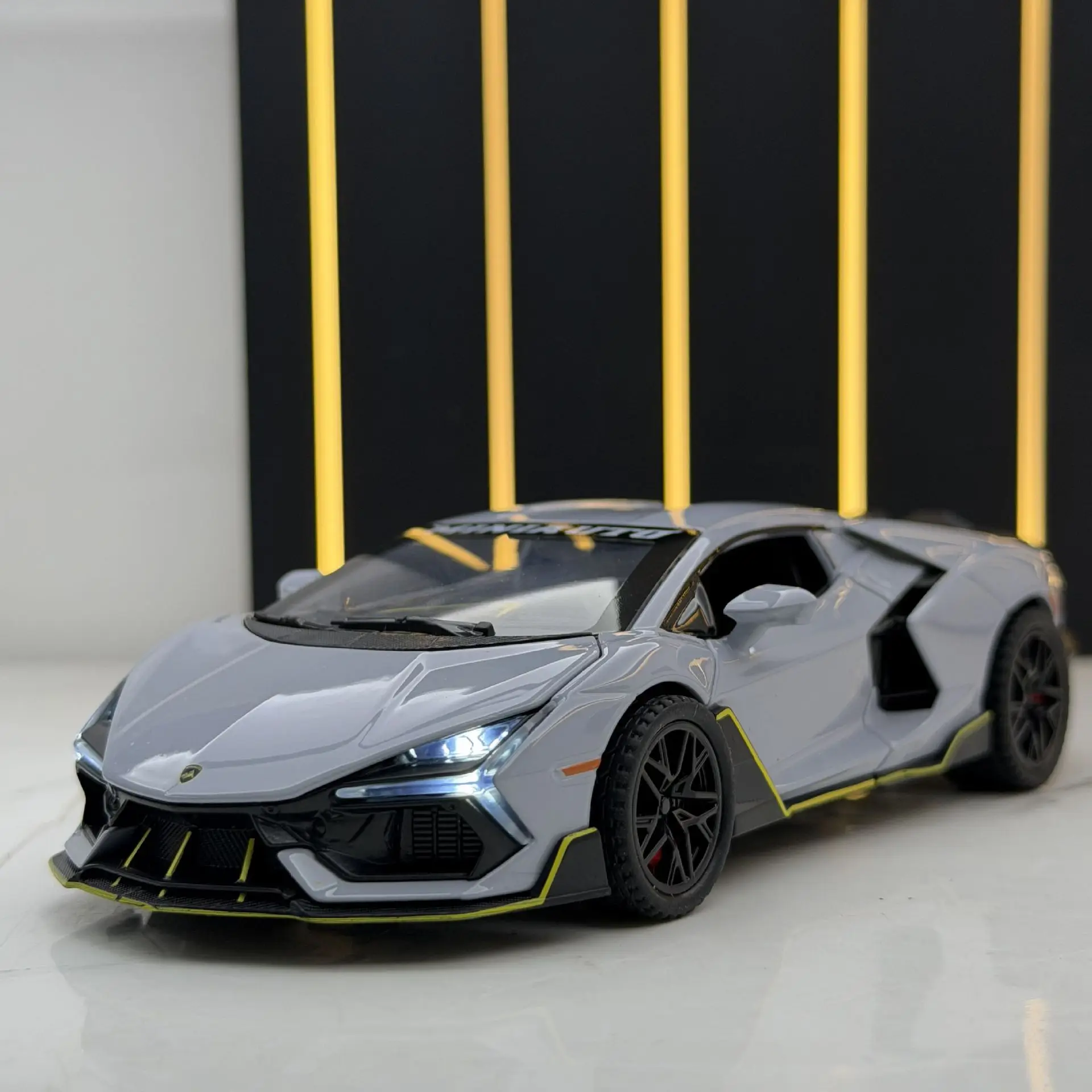 Alloy Car Model 1:32 New Daniel Maisha Sharp Version Sports Car Sound and Light Children's Toy Car Model Ornament Wholesale
Alloy Car Model 1:32 New Daniel Maisha Sharp Version Sports Car Sound and Light Children's Toy Car Model Ornament Wholesale