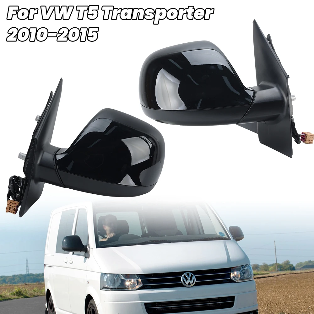 5 Pins Rearview Mirror Assembly For Volkswagen T5 TRANSPORTER 2010 2011 2012-2015 Black Heated Door Wing Mirror Car Accessories
5 Pins Rearview Mirror Assembly For Volkswagen T5 TRANSPORTER 2010 2011 2012-2015 Black Heated Door Wing Mirror Car Accessories