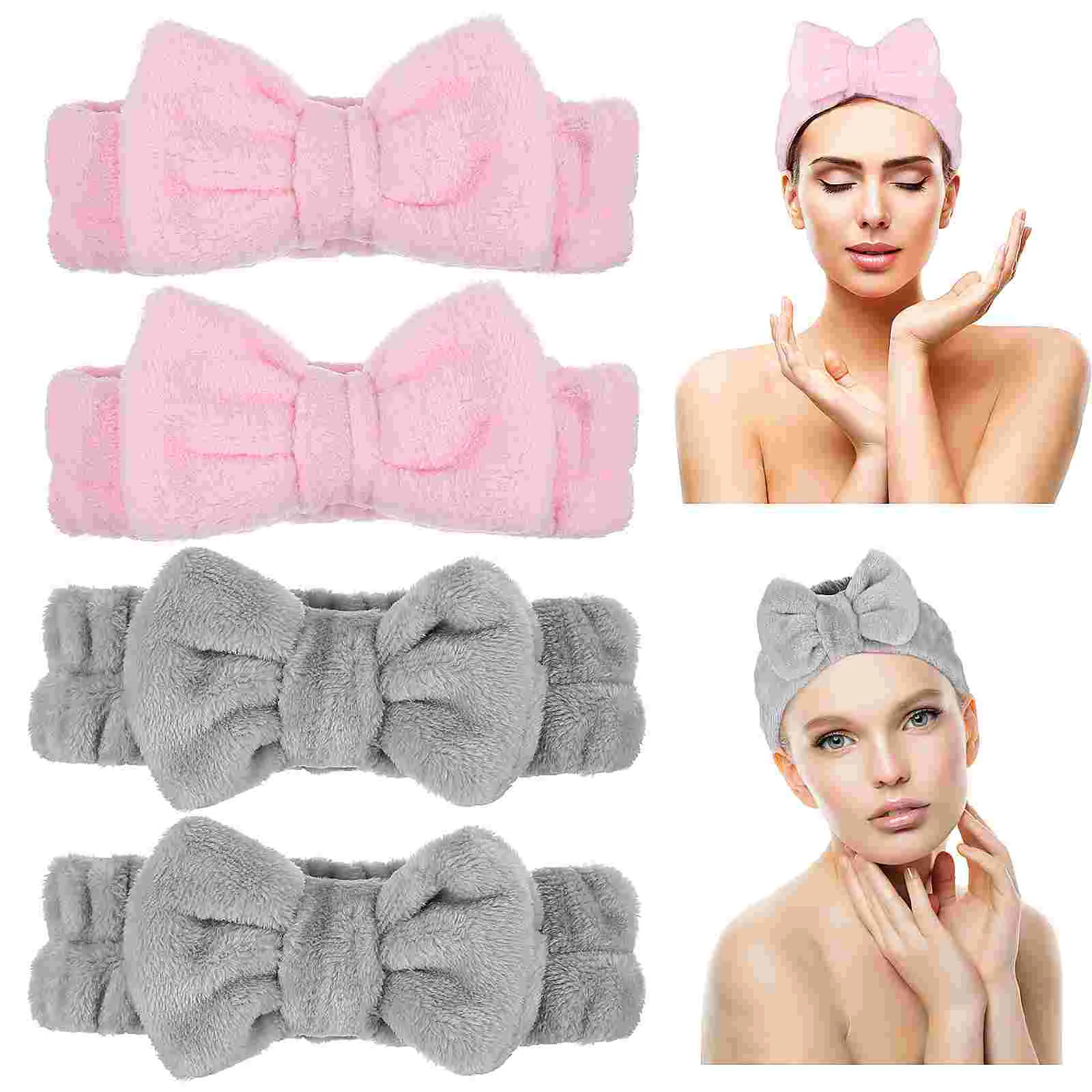 4Pcs Headbands CoralFleece ElasticHeadwrap Women SpaBath YogaSports HairStyling Tools SkincareHeadbands FacialPack
4Pcs Headbands CoralFleece ElasticHeadwrap Women SpaBath YogaSports HairStyling Tools SkincareHeadbands FacialPack