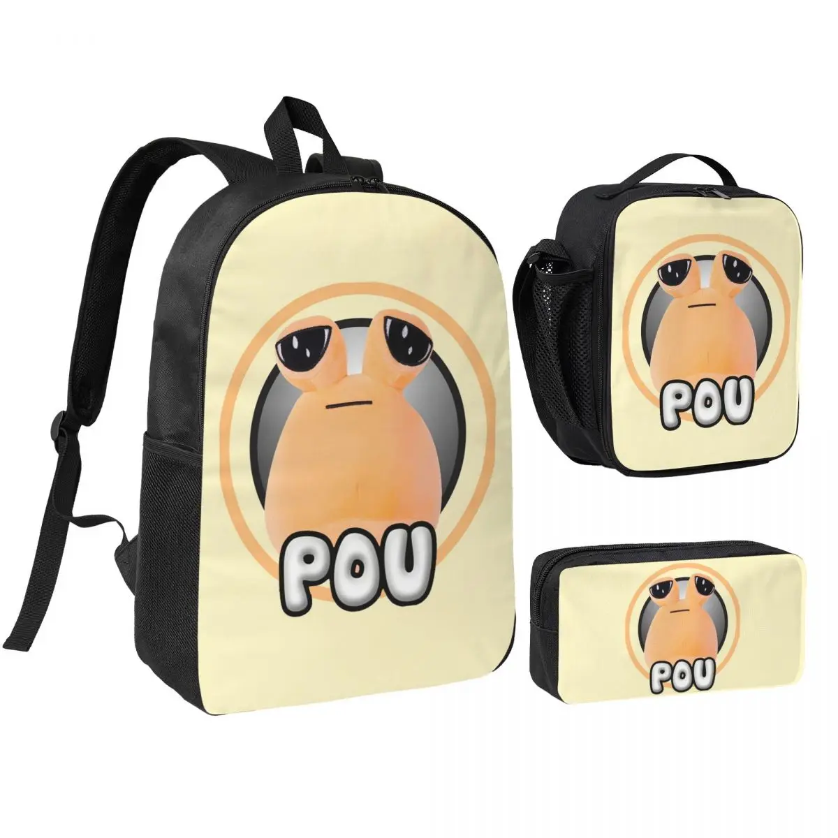 My Pet Alien Pou Cute Cartoon Backpack Boys Girls BookBag School Bag Shoulder Bags 3ps Insulated Lunch Bag Pencil Case
My Pet Alien Pou Cute Cartoon Backpack Boys Girls BookBag School Bag Shoulder Bags 3ps Insulated Lunch Bag Pencil Case