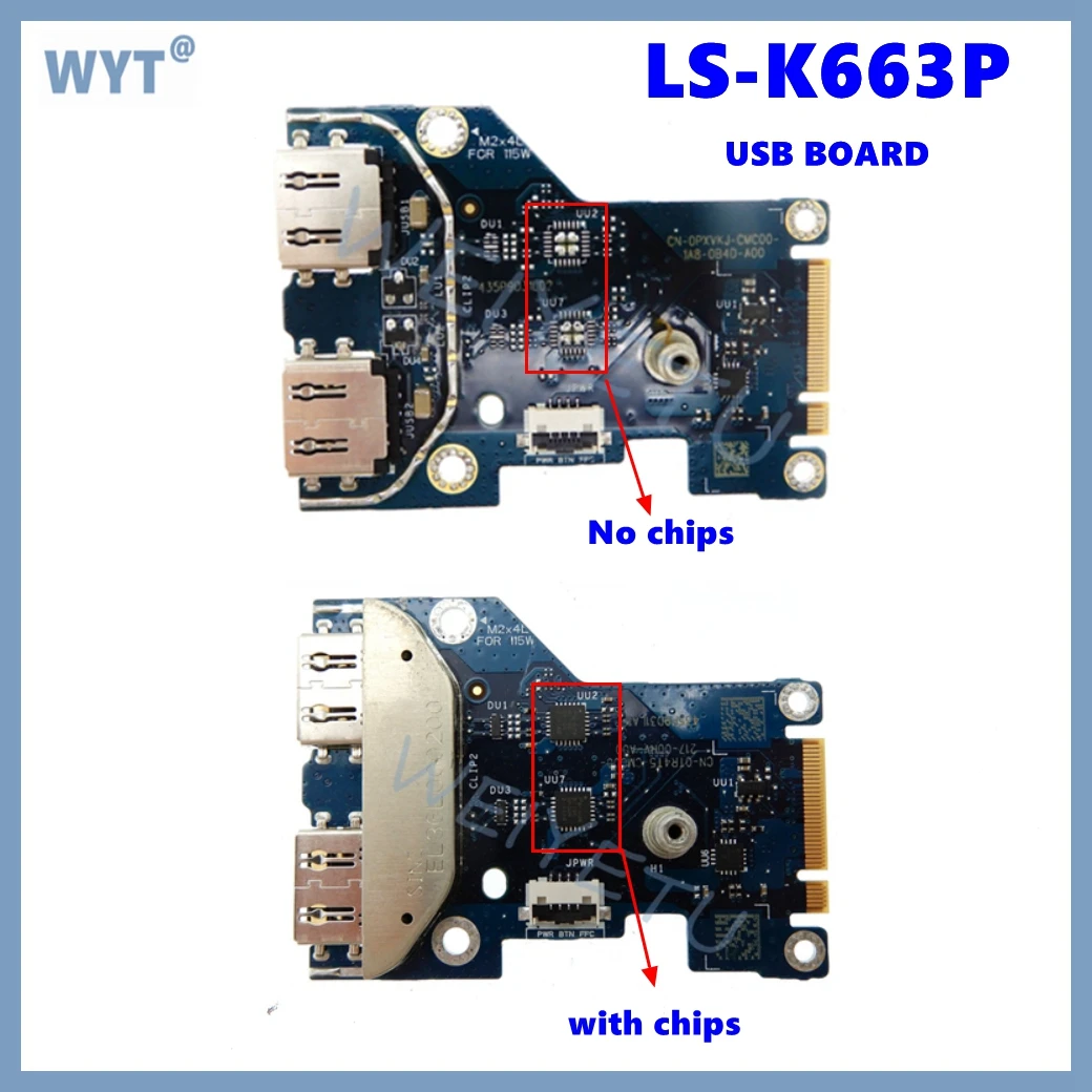 GDL55 LS-K663P LS-K66EP USB BOARD For Dell G15 5515 5511 5510 LAPTOP USB IO board 0PXVKJ 0RY7G0
GDL55 LS-K663P LS-K66EP USB BOARD For Dell G15 5515 5511 5510 LAPTOP USB IO board 0PXVKJ 0RY7G0