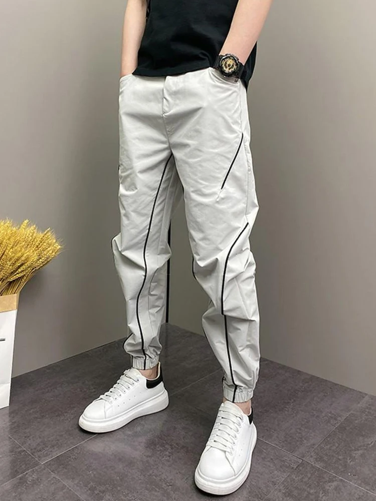 Summer Casual Pants Men's Loose Side Stripe Trousers Youth Fashionable All-Match Sports Harlan Pants Harlan Style Elastic Waist
Summer Casual Pants Men's Loose Side Stripe Trousers Youth Fashionable All-Match Sports Harlan Pants Harlan Style Elastic Waist