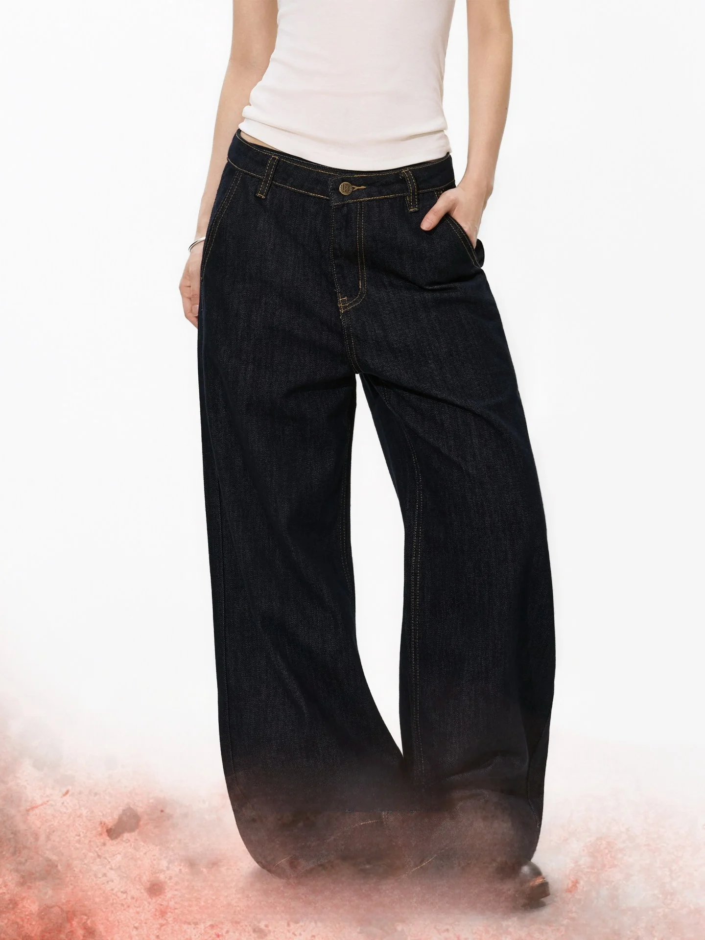 S3T5 Original Denim Straight Leg Micro Flared Jeans Unisex Casual Loose Fit Wide Leg Floor Length Pants Cotton Material
S3T5 Original Denim Straight Leg Micro Flared Jeans Unisex Casual Loose Fit Wide Leg Floor Length Pants Cotton Material