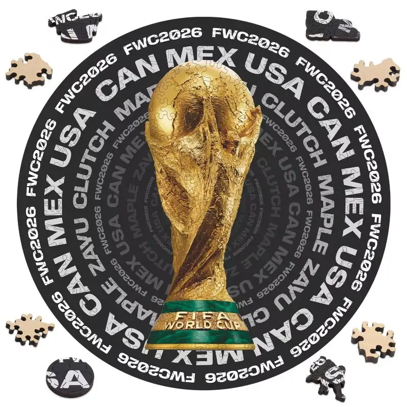 FIFA World Cup 2026 Round Poster" Wooden Jigsaw Puzzle Premium Quality Brain Teaser Toy Home Decor Gift for Children Toys
FIFA World Cup 2026 Round Poster" Wooden Jigsaw Puzzle Premium Quality Brain Teaser Toy Home Decor Gift for Children Toys