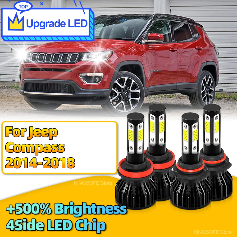 2/4PCS LED Canbus 30000LM Car Headlight H11 HB3 Car Bulb Turbo Lamp 6000K For Jeep Compass 2014 2015 2016 2017 2018
2/4PCS LED Canbus 30000LM Car Headlight H11 HB3 Car Bulb Turbo Lamp 6000K For Jeep Compass 2014 2015 2016 2017 2018