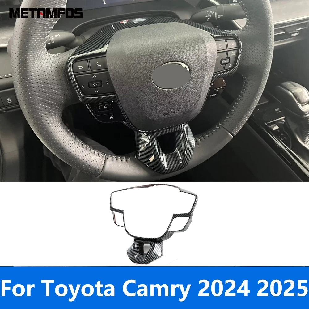 Для Toyota Camry 2024 2025, крышка рулевого колеса из углеродного волокна, молдинг, накладка, рамка, наклейка, рамка, аксессуары для интерьера, Стайлинг автомобиля
Для Toyota Camry 2024 2025, крышка рулевого колеса из углеродного волокна, молдинг, накладка, рамка, наклейка, рамка, аксессуары для интерьера, Стайлинг автомобиля
