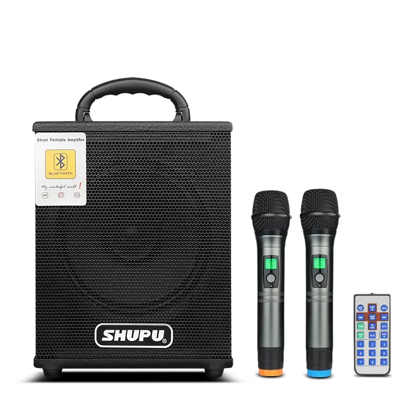 HT-10 10 Inch Pro Portable Powered Active Speaker Stereo Large Sound With 2 Wireless Microphones BT USD USB For Home Party
HT-10 10 Inch Pro Portable Powered Active Speaker Stereo Large Sound With 2 Wireless Microphones BT USD USB For Home Party