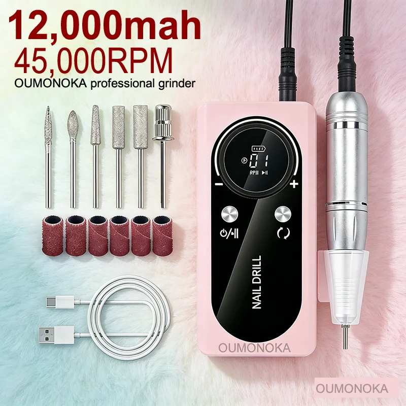 Professional Nail Drill Set Manicure Cutter Nail Equipment Nail Supplies Home Use Electric Nail Drill Machine Nail Grinder
Professional Nail Drill Set Manicure Cutter Nail Equipment Nail Supplies Home Use Electric Nail Drill Machine Nail Grinder
